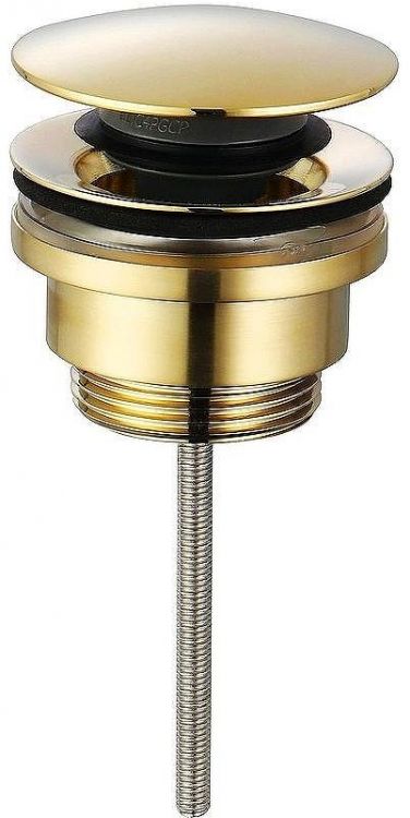 Донный клапан AQUAme AQM7003GG click-clack Золото глянцевое Донный клапан AQUAme AQM7003GG click-clack Золото глянцевое