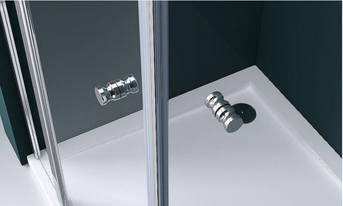 Душевой уголок BelBagno Etna 90х100 ETNA-AH-22-90/100-C-Cr профиль Хром стекло прозрачное