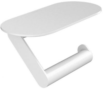 Hansgrohe WallStoris Держатель т/б с полкой, подвесной, цвет: белый матовый