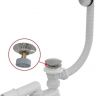 Слив-перелив Alcaplast AG210135160 (A504CKM) Click-Clack Хром Белый