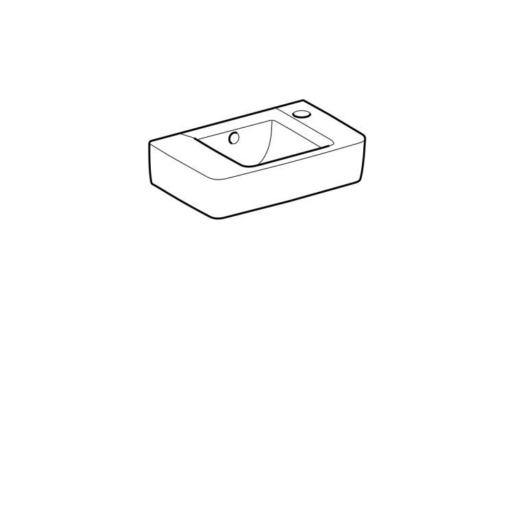 Раковина Geberit Renova Nr.1 Plan, 272140000