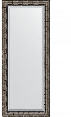 Зеркало Evoform Exclusive 153х63 BY 1186 с фацетом в багетной раме - Серебряный бамбук 73