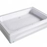 Душевой поддон из АБС-пластика Wemor 110x80 S 10000006061 Белый