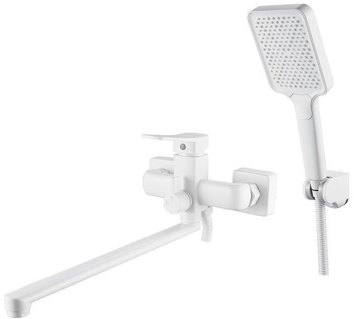 Смеситель для ванны Shevanik S9922C универсальный цвет Белый Смеситель для ванны Shevanik S9922C универсальный цвет Белый