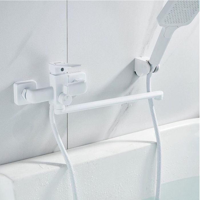 Смеситель для ванны Shevanik S9922C универсальный цвет Белый