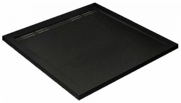 Душевой поддон из искусственного камня Cezares Tray AS 90x90 TRAY-AS-A-90-30-NERO Черный матовый