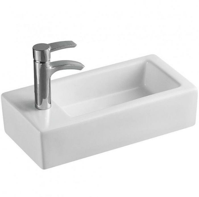Раковина WeltWasser Aisbach 5092 L 37 10000003872 Белый глянец