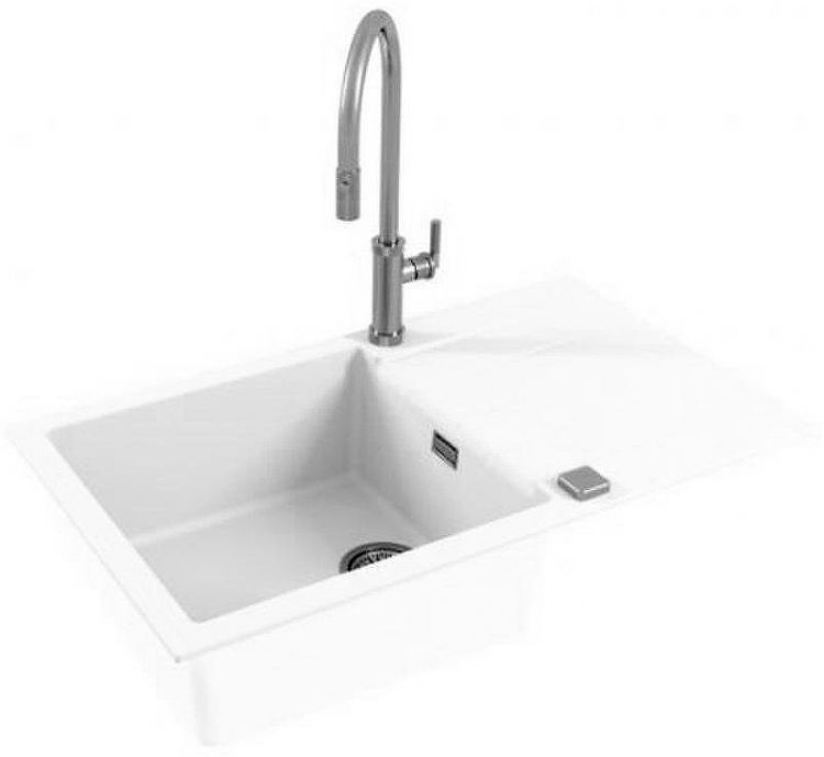 Кухонная мойка Alveus Granital Cadit 40 Arctic G11 860x500 1132027 Белая Кухонная мойка Alveus Granital Cadit 40 Arctic G11 860x500 1132027 Белая