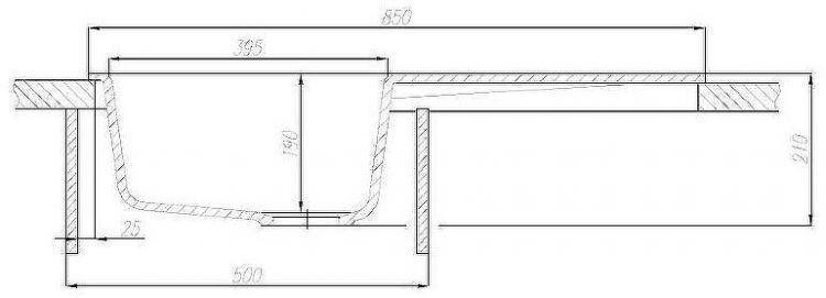 Кухонная мойка Aquaton Верона 86 1A710032VR210 Графит