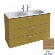 Тумба для комплекта 120 см Jacob Delafon Odeon Rive Gauche EB2545-R5-E52 дуб табак, ручки хром Тумба для комплекта 120 см Jacob Delafon Odeon Rive Gauche EB2545-R5-E52 дуб табак, ручки хром