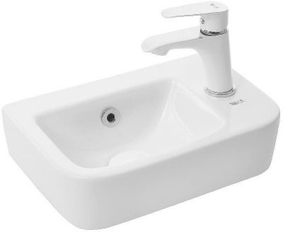 Раковина WeltWasser Aisbach 10100 R 37 10000004591 Белый глянец