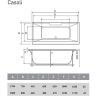 Акриловая ванна Vayer Casoli 170x75 Гл000006806 без гидромассажа