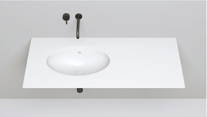 Раковина Salini Marea 12 55 1101209M Белая матовая