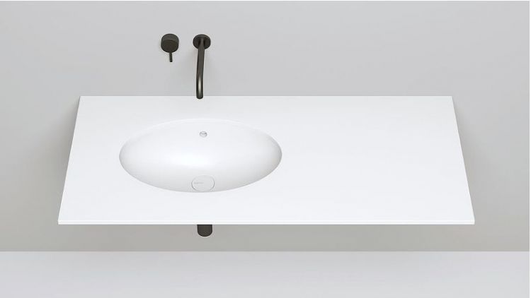 Раковина Salini Marea 12 55 1101209M Белая матовая