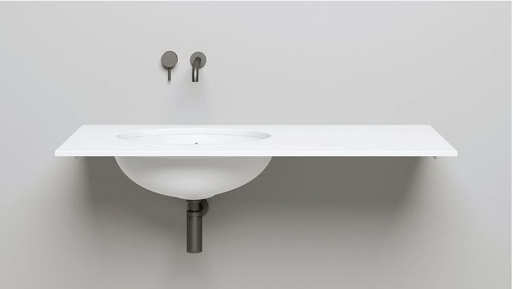 Раковина Salini Marea 12 55 1101209M Белая матовая