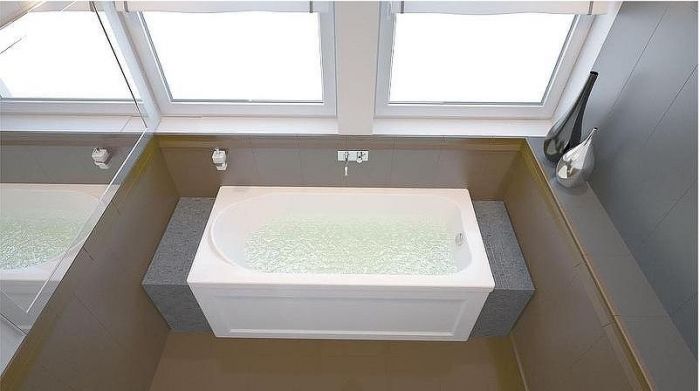 Акриловая ванна Aquanet West 120х70 205558 без гидромассажа