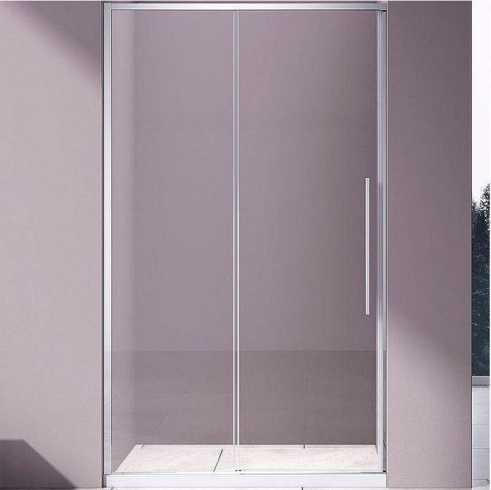 Душевая дверь Vincea Slim-N 130 VDS-4SN130CL профиль Хром стекло прозрачное