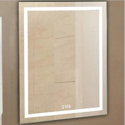 Зеркало Relisan Wendy 600х800 Гл000024378 с подсветкой с сенсорным выключателем и часами