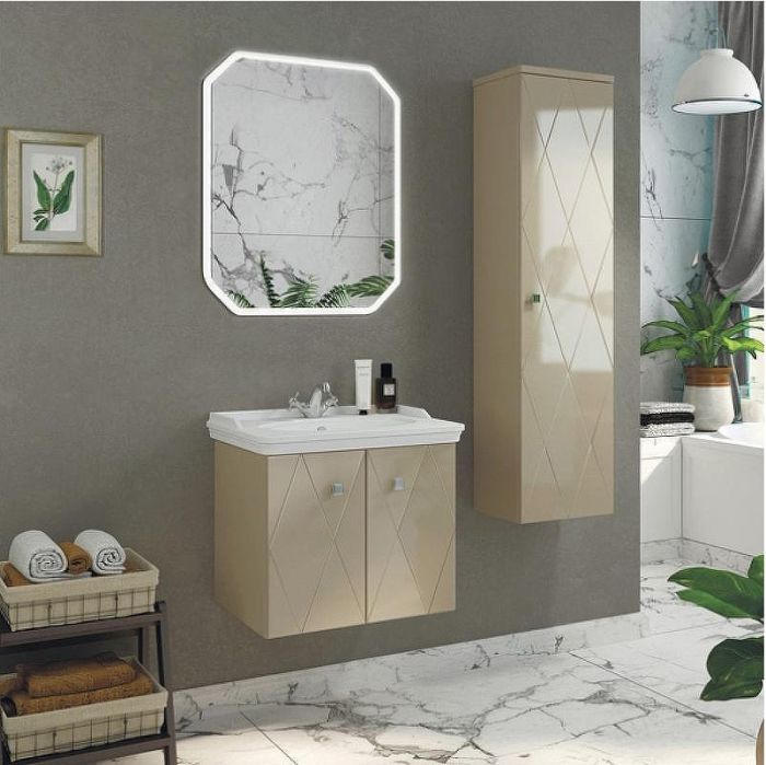 Зеркало Comforty Колеус 65 00-00005259 с подсветкой с сенсорным выключателем