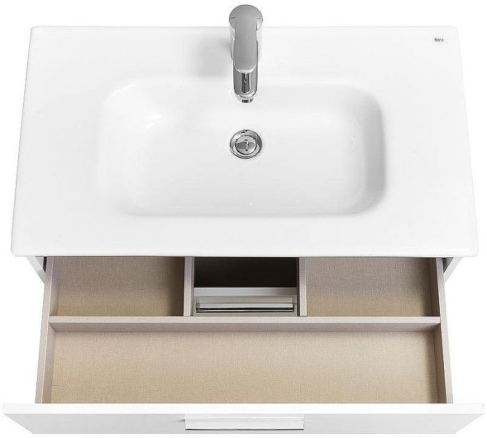 Тумба под раковину Roca Victoria 80 A857470806 подвесная Белый глянец