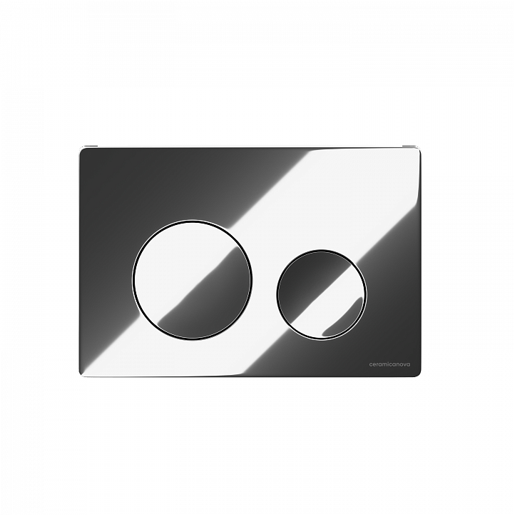Система инсталляции для унитазов CERAMICANOVA Balance с кнопкой смыва Circle, цвет хром глянцевый, с креплениями, CN121001CH