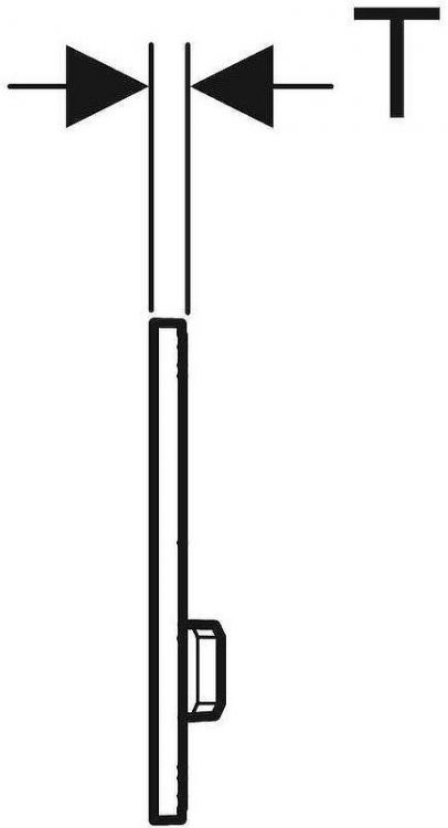 Клавиша смыва Geberit Sigma 50 NEW 115.788.GH.2 Нержавеющая сталь