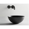 Умывальник CERAMICANOVA Element чаша накладная круглая 358 мм (цвет Чёрный Матовый) CN6004