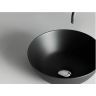 Умывальник CERAMICANOVA Element чаша накладная круглая 358 мм (цвет Чёрный Матовый) CN6004