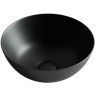 Умывальник CERAMICANOVA Element чаша накладная круглая 358 мм (цвет Чёрный Матовый) CN6004