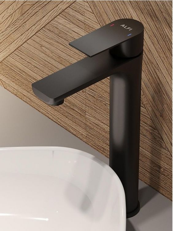Смеситель для раковины Alfi LF212144 цвет Черный матовый Смеситель для раковины Alfi LF212144 цвет Черный матовый
