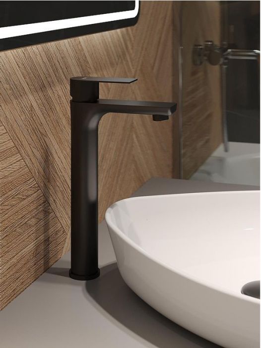 Смеситель для раковины Alfi LF212144 цвет Черный матовый