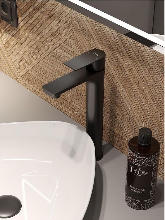 Смеситель для раковины Alfi LF212144 цвет Черный матовый Смеситель для раковины Alfi LF212144 цвет Черный матовый