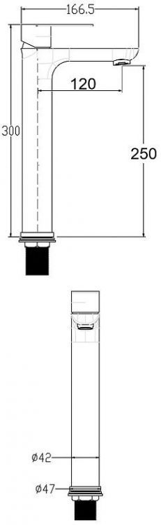 Смеситель для раковины Alfi LF212144 цвет Черный матовый Смеситель для раковины Alfi LF212144 цвет Черный матовый
