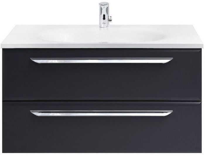Тумба под раковину Cezares Eco 90 ECO-900-2C-SO-GR-P подвесная Grafito