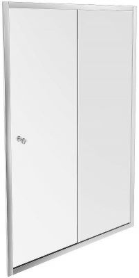 Душевая дверь Jacob Delafon Serenity 120 E14C120-GA профиль Хром стекло прозрачное