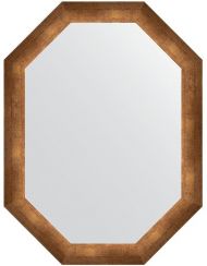 Зеркало Evoform Octagon 62х82 BY 7080 в багетной раме - Состаренная бронза 66
