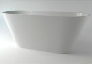 Ванна из искусственного камня Holbi Selena 161x68 1.01.006.11.1 Белая матовая