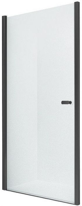 Душевая дверь New Trendy New Soleo Black 80 D-0210A профиль Черный стекло прозрачное