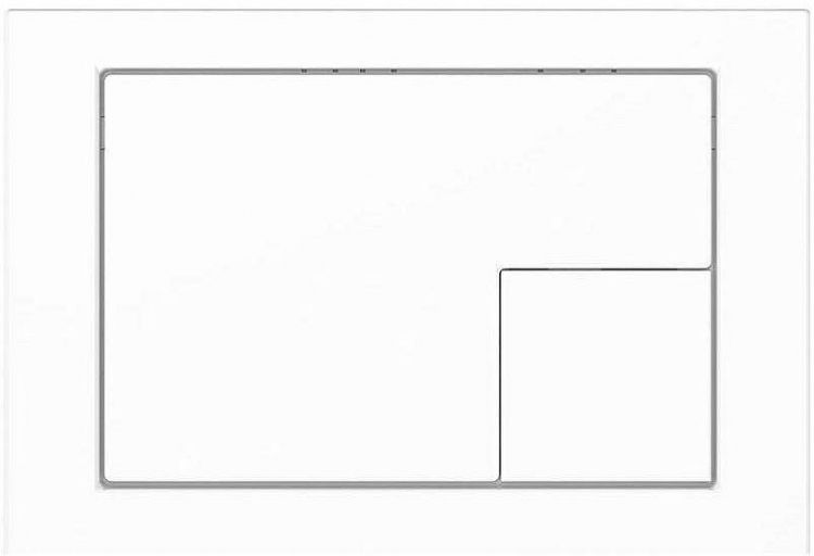 Клавиша смыва KK POL M10 SPP/373/0/K Белая глянцевая