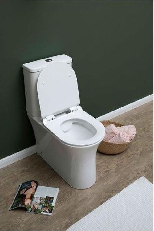 Унитаз компакт Aquanet Roll-C 210764 без бачка, с сиденьем Микролифт Унитаз компакт Aquanet Roll-C 210764 без бачка, с сиденьем Микролифт