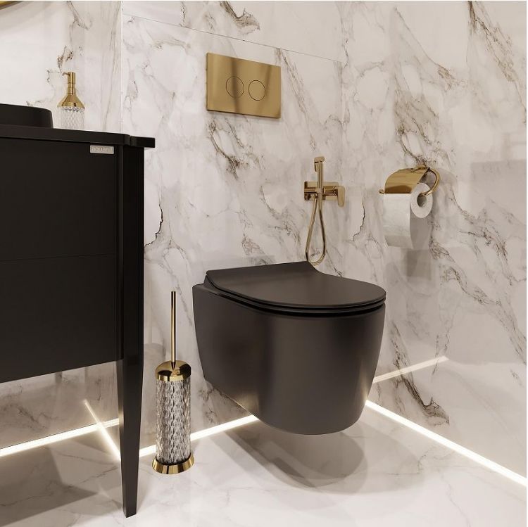 Клавиша смыва STWORKI Хельсинки 500474 цвет Золото матовое Клавиша смыва STWORKI Хельсинки 500474 цвет Золото матовое