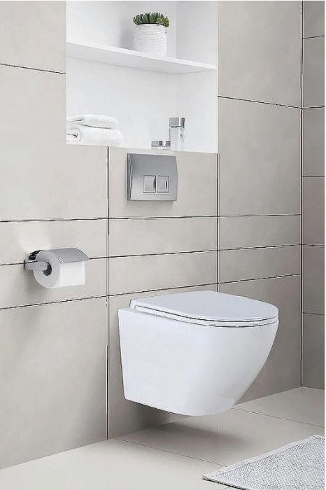 Унитаз Azario Grado AZ-0046N подвесной Белый с сиденьем Микролифт