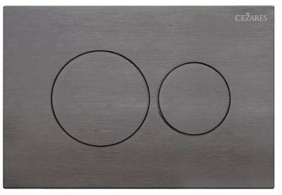 Клавиша смыва Cezares Pneumatic PN1-BTN-GM цвет Оружейная сталь