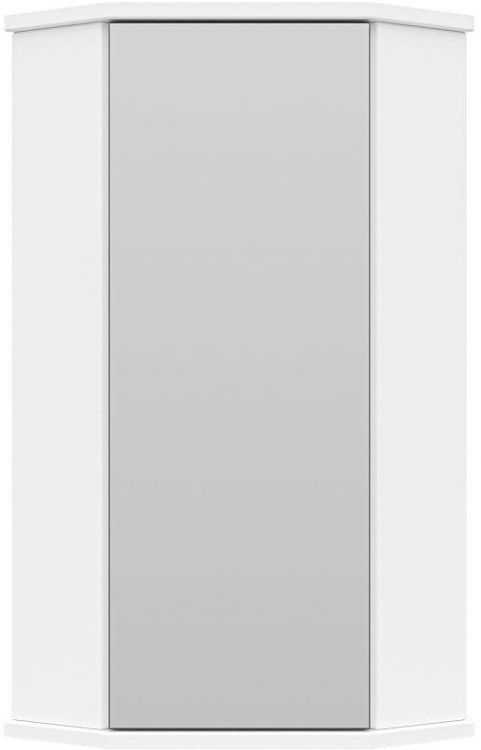 Зеркальный шкаф Misty Лилия 34 Э-Лил08034-014бф угловой Белый