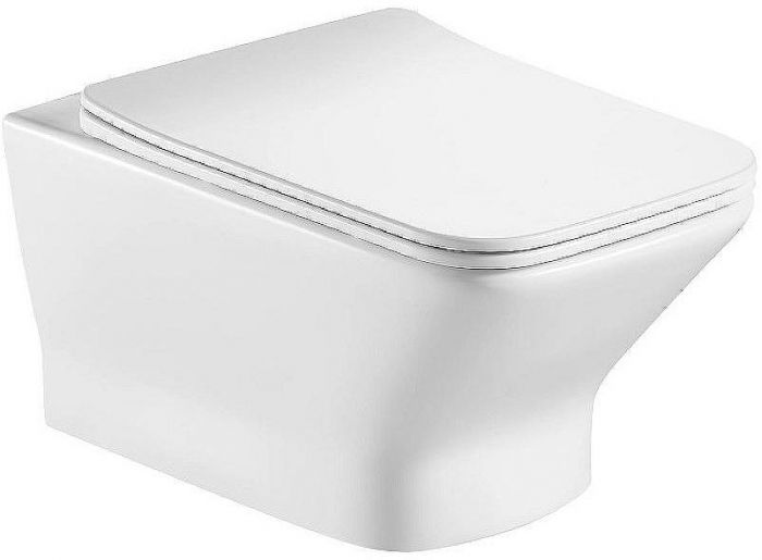 Унитаз Hansmann keramik Kvadro УНИ0003 подвесной Белый с сиденьем Микролифт