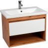 Тумба под раковину VIANT Бостон 50 VBOS50CO-T1YP подвесная Белая Дуб Вотан Тумба под раковину VIANT Бостон 50 VBOS50CO-T1YP подвесная Белая Дуб Вотан