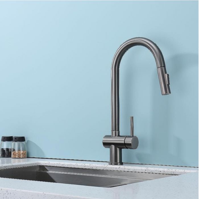 Смеситель для кухни Splenka S204.49.09 Графит матовый