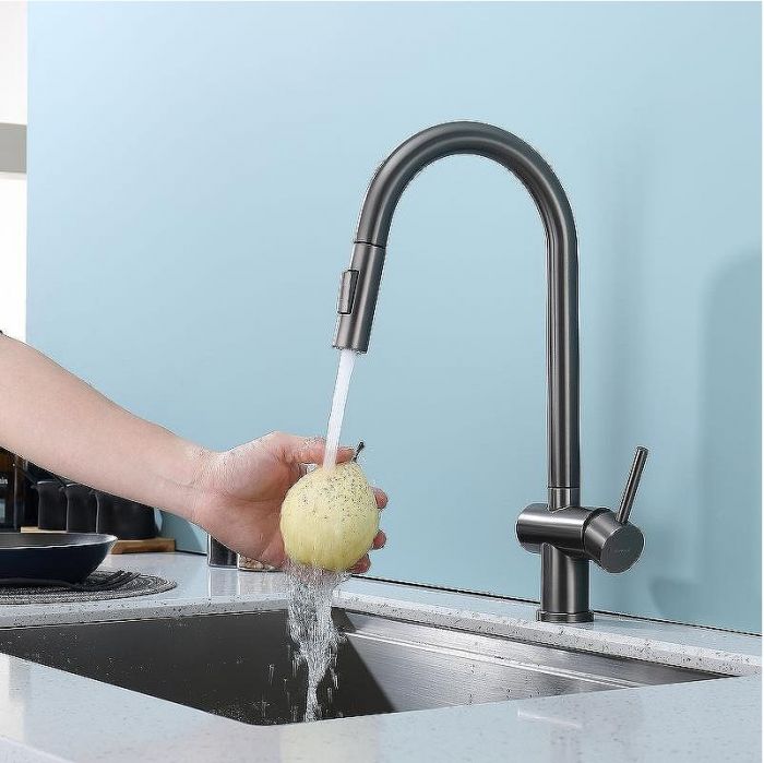 Смеситель для кухни Splenka S204.49.09 Графит матовый