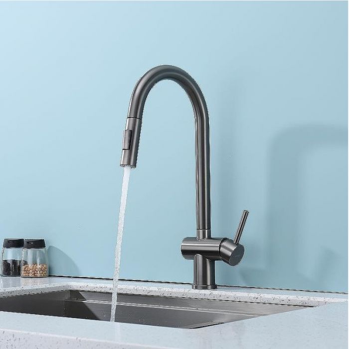 Смеситель для кухни Splenka S204.49.09 Графит матовый