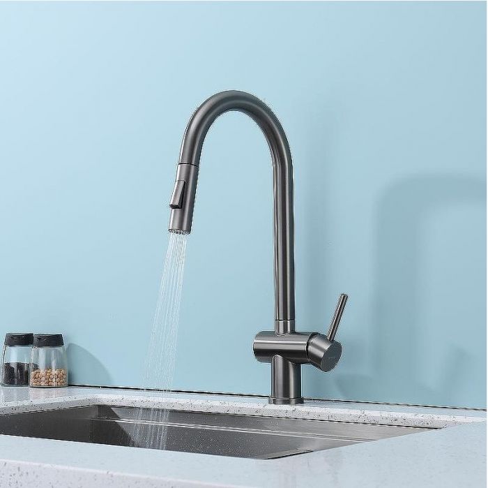 Смеситель для кухни Splenka S204.49.09 Графит матовый